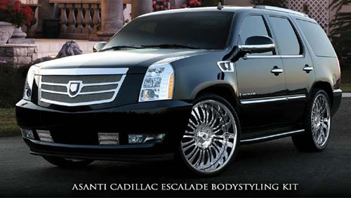 Really nice Cadillac by asanti asanti makes rims and grilles